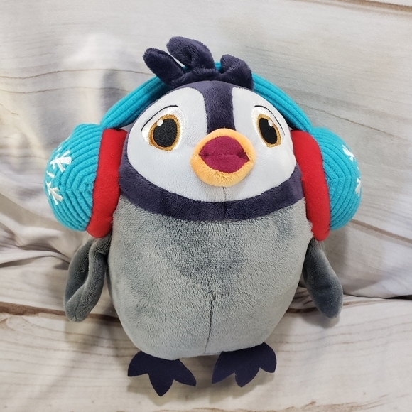 Hallmark Singing Talking Rapping Winter Jaz Penguin Bird Plush Toy 9 Inch 2015 - Picture 13 of 13